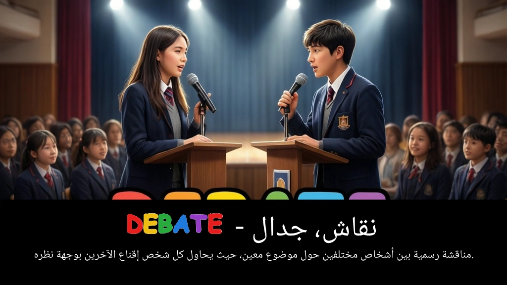 Arabic Illustration for debate